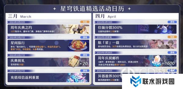 《崩坏星穹铁道》周年庆典之约米游社网页活动怎么参加