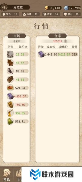 《纷争法则：大贸险》哪个商品最赚钱