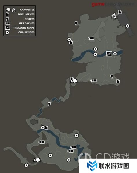 《古墓丽影9》全收集地图标识大全