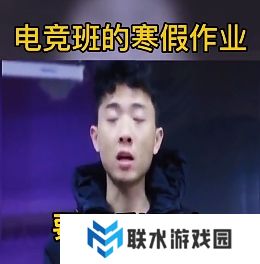网络用语电竞班的寒假作业是什么梗